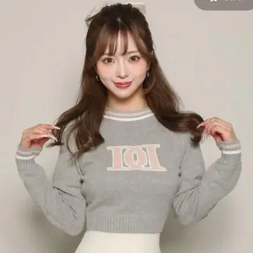 Darich 레트로 DD 로고 니트탑