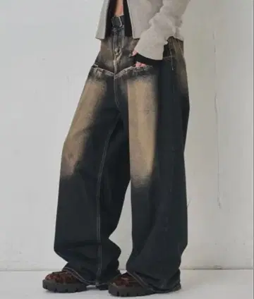 슬래시 포켓 블라스트 와이드 데님