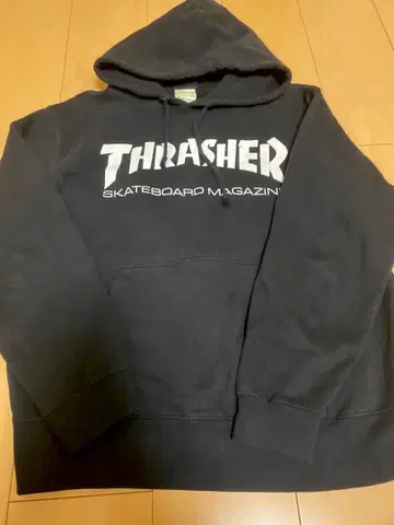 THRASHER 후드티 M 사이즈 블랙