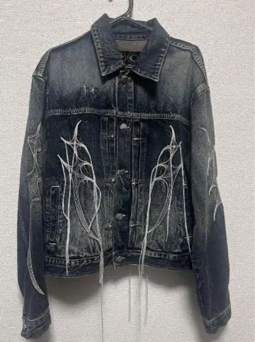 사그 클럽 데님 자켓 2 니키 착용 팬츠 세트.