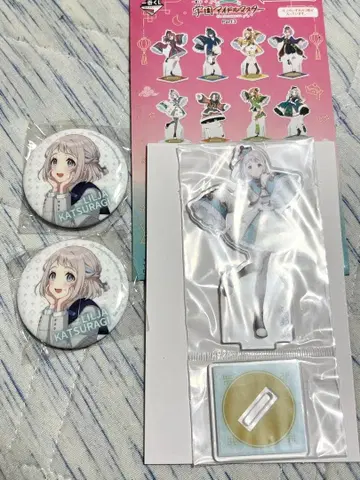 제일복권 학원 아이돌 마스터 카츠라기 리리아 아크릴 스탠드 캔뱃지
