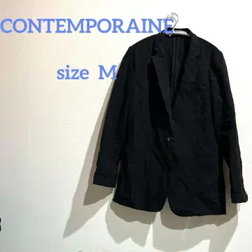 새상품급 CONTEMPORAINE 블랙 테일러드 자켓 [ M ]