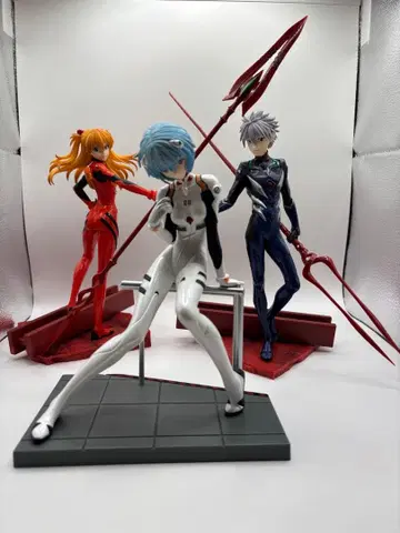 에반게리온 아야나미 레이 아스카 랑그레이 나기사 카오루 피규어 세트