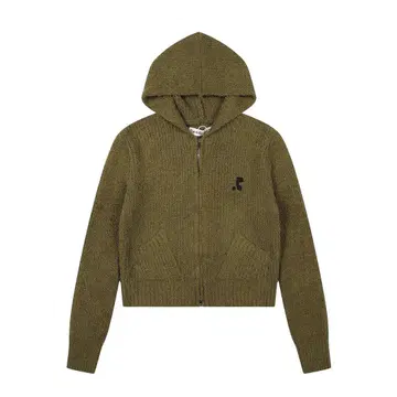 Rest&recreation 올리브색 후드 부착 후드티