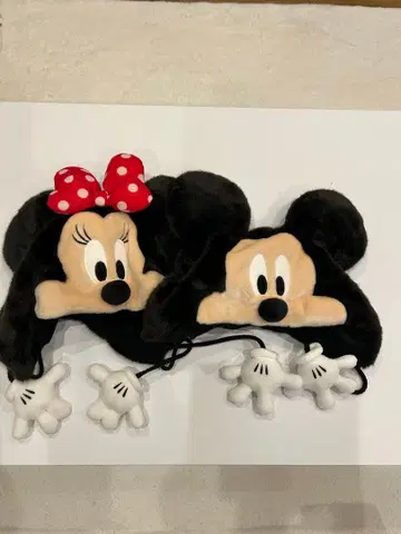 디즈니 미키 미니 팬캡 모자 2개