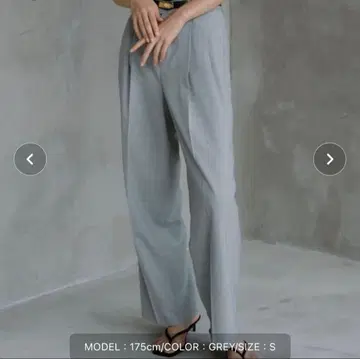 JOSE MOON BASIC SLACKS 그레이 M