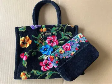 신춘 세일 FEILER 페이러 핸드백 & 파우치 꽃무늬