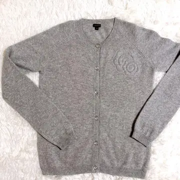 JOSEPH 캐시미어 100% 그레이 가디건 M