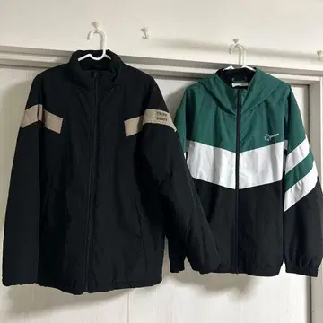 로고스 속기모 나일론 점퍼 패딩 자켓 170 2개 세트