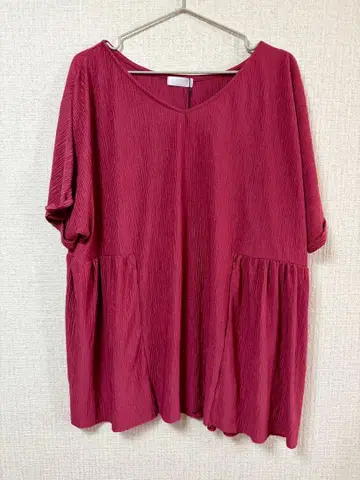 [ 새상품 ] Alotta 버건디 튜닉 빅 사이즈