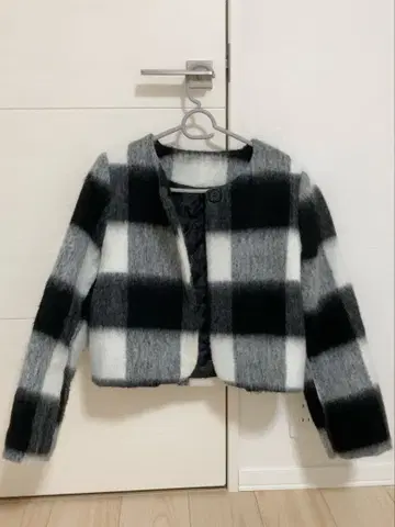 KOBE LETTUCE 체크 무늬 코트