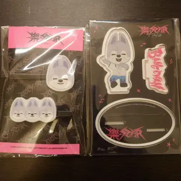 울프찬 아크릴 스탠드 헤어핀 세트