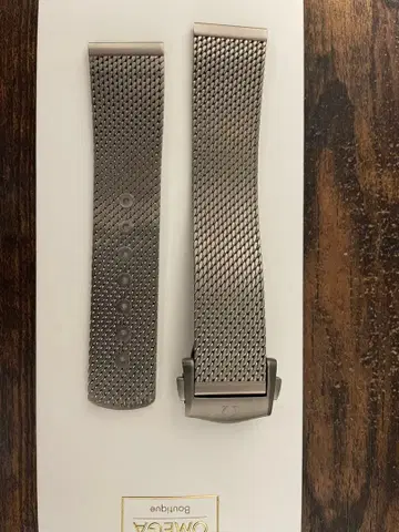 OMEGA 티타늄 메쉬 벨트 007 에디션 [새상품급]