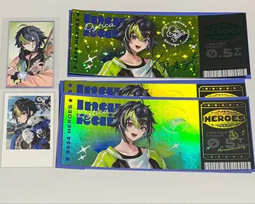 니지산지 이나미 라이 Dytica 폴라로이드풍 카드 티켓풍 카드