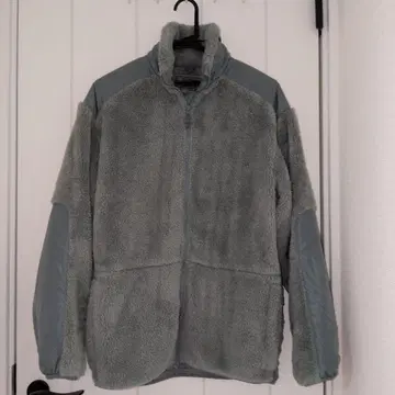 그린 퍼 플리스 자켓 집업