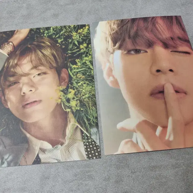 2장 일괄 bts 방탄 하이브 인사이트 엽서 태형 뷔