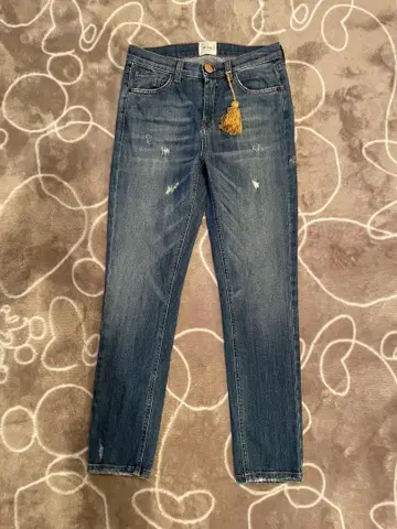 ALYSI 데미지 가공 청바지