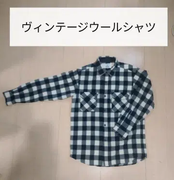 타라스불바 남성용 울 셔츠 LL 사이즈 버팔로 체크 패턴