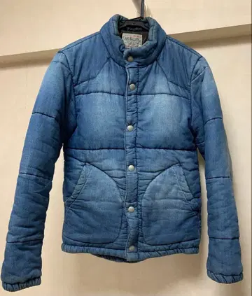 ANTI BALLISTIC 데님 블루 다운 자켓