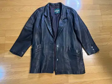 THE RUMOURS 블랙 가죽 자켓