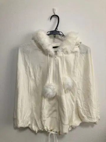 y2k 히메 스타일 히메 갸루 페어리 그런지 퍼 리본 판초 케이프