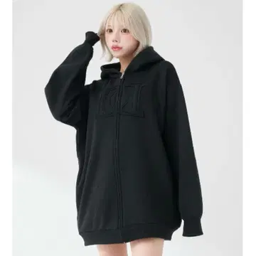 Darich 아플리케 DD 로고 후드티