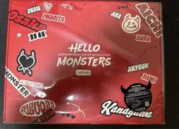 베비몬 1ST WORLD TOUR 완전 생산 한정판 미개봉 새상품