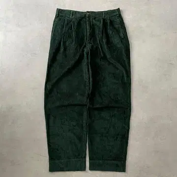 90s 초와이드 GANT 코듀로이 팬츠 그린