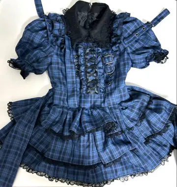 noemie 레이스업 서스펜더 티어드 셋업