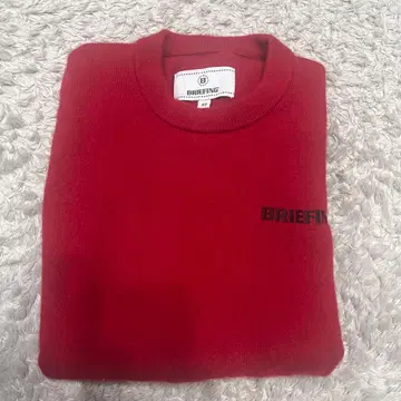 BRIEFING 레드 스웨터 XS