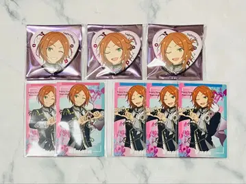 앙스타 스타포니 하트 캔뱃지 카드 아오이 히나타 아오이 유타