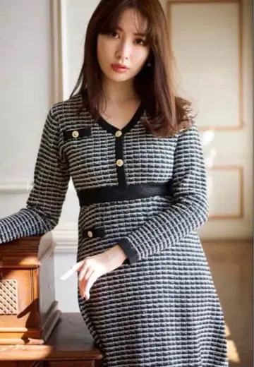 Herlipto Normandie Knit Dress M