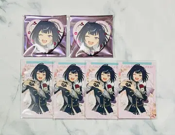 앙스타 스타포니 하트 캔뱃지 카드 에스 웃음주