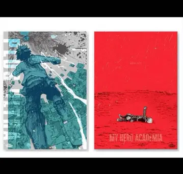 나의 히어로 아카데미아 원화전 A2 아트 포스터 힘내