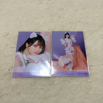 =LOVE 사사키 마이카 고양이 의상 브로마이드 세미컴프