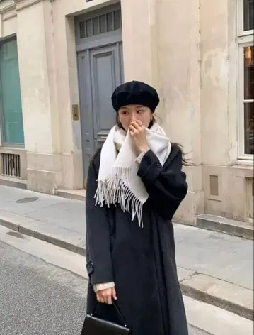 ounce 머플러 아이보리 한국 여성용