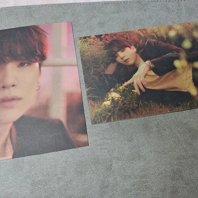2장 일괄 bts 방탄 하이브 인사이트 엽서 윤기 슈가