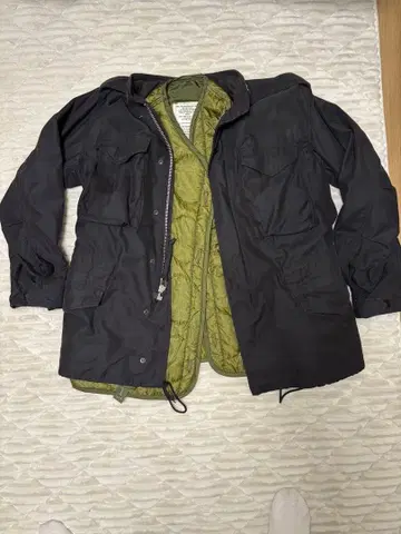 블랙 밀리터리 자켓 라이너 포함