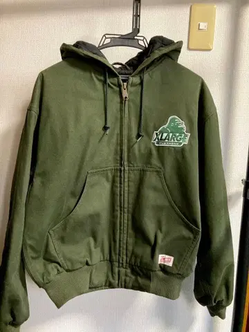 XLARGE 액티브 자켓 덕지 퀼팅 다크 그린