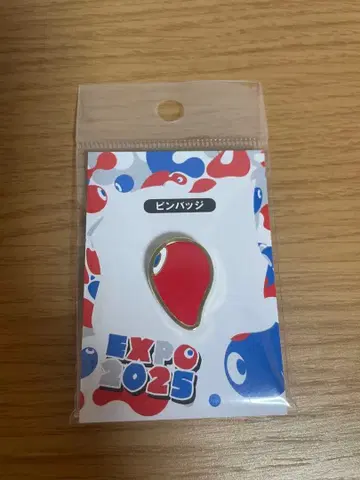 오사카 간사이 만박 EXPO 2025 코먀쿠 핀 배지 왼쪽