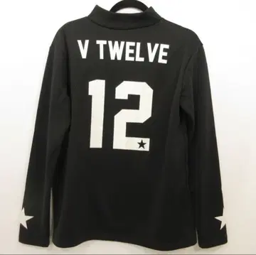 V TWELVE 긴팔 모크넥 셔츠