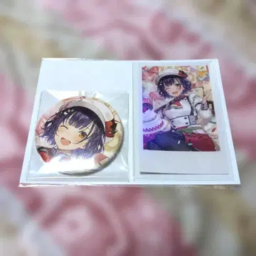 나나세 스즈나 생일 캔뱃지 & 폴라로이드풍 카드 니지산지