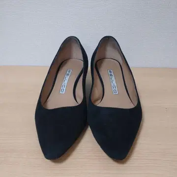 PELLICO 펠리코 블랙 스웨이드 스틸레토 펌프스 36