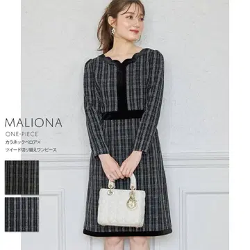 [새상품] toccocloset 트위드 절개 원피스