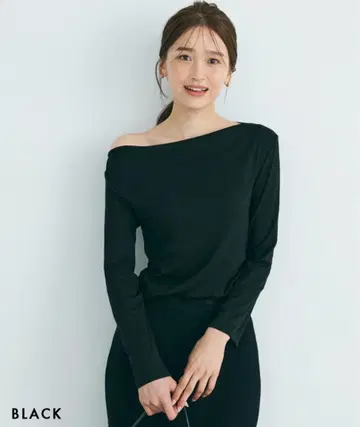 베이스먼트 BASEMENTonline 원숄더 긴팔 티셔츠