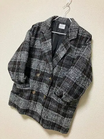 CLASSICAL ELF 체크 무늬 코트