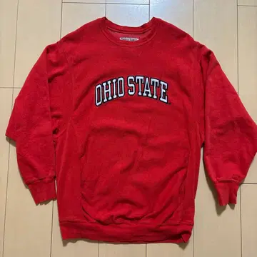 리버스 위브 Ohio State 크루넥 트레이닝복 레드