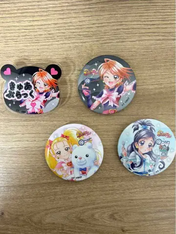 프리큐어 롤 아이스크림 팩토리 콜라보 굿즈 배지 세트
