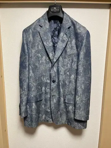 에트로 애니멀 무늬 테일러드 자켓