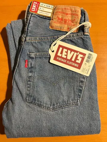 LEVI'S L.V.C 503BXX W24 미디엄 인디고